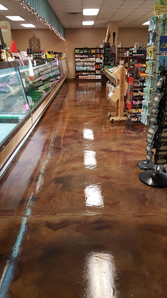 ConcreteMike acid stain Micro topping scaled 1